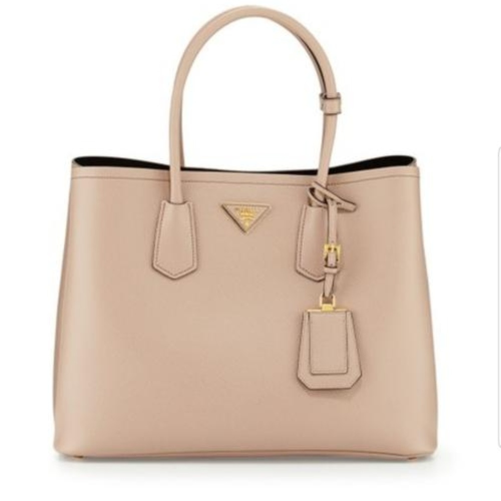Prada Double W L Cammeo/Cammeo Cuir